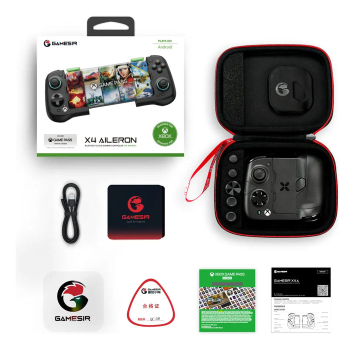 GAMEPAD MÓVIL GAMESIR X4A CON BLUETOOTH Y BARRA DE EFECTO HA GRADO B - TiendaKomet México