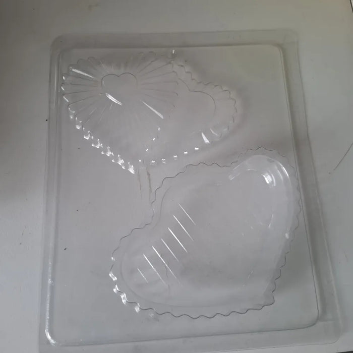 Molde para Chocolate y Alhajero con Forma de Corazón Transparente | Grado B