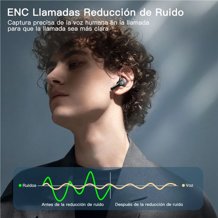 Auriculares Inalámbricos Black Bluetooth Tws 5.3 Fgxdjx GRADO A