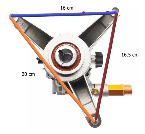 Bomba Cabezal Vertical para Hidrolavadora 3000 PSI | Grado B
