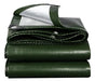 Lona Reforzada Impermeable de Uso Rudo 4 x 5 m Verde Oscuro | Grado B