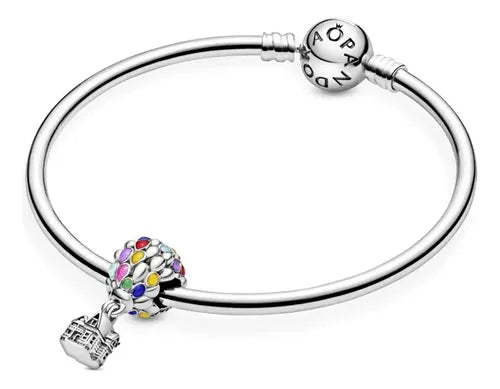Set de Collar Globos de Ensueño Color Plateado | Grado B