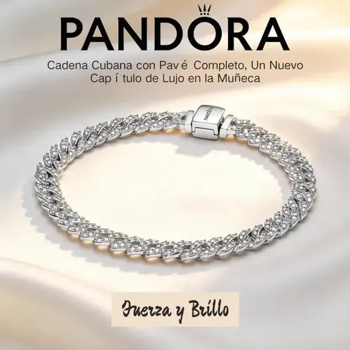 Pulsera Cubana Neutra Color Plateado | Grado B