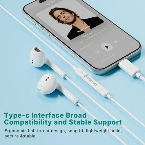 Audífonos para iPhone 7 8 11 12 13 14 Lightning Manos Libres Blanco | Grado B