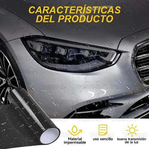 Vinil para Faros Frente Auto Coche Variedad Colores 30CM*1M | Grado B