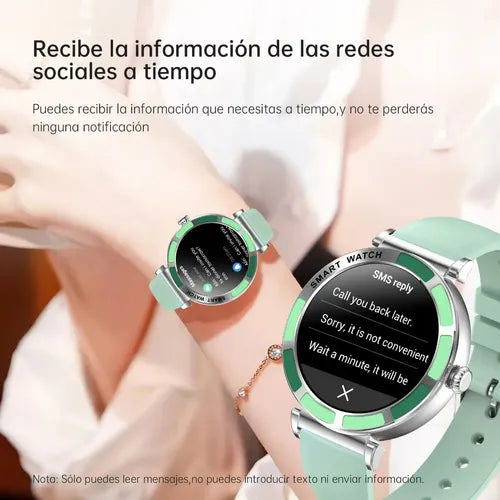 Reloj Inteligente Mujer Tizoop Smartwatch 1.27", Resistente al Agua y Llamadas Bluetooth | Grado B