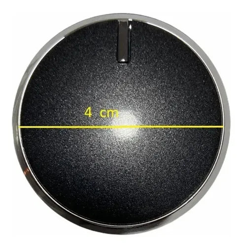 Perilla para Centro Lavado Mabe 4 Cms Gris Grafito | Grado B
