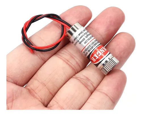 5 Módulos Láser Rojo de 5 mW 650 nm con Proyección de Cruz 6 mm | Grado B