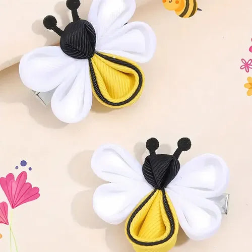 2 Accesorios para el Cabello con Diseño de Abeja | Grado B