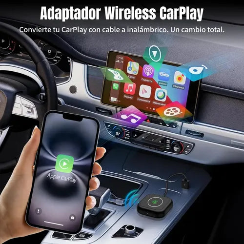 Adaptador CarPlay Inalámbrico Ourlife para Automóvil Compatible con iPhone | Grado B
