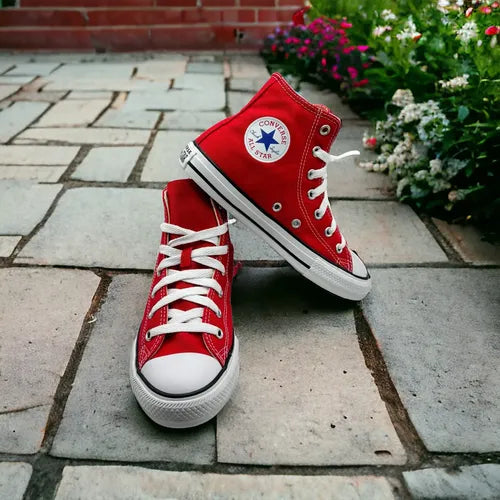 Tenis Converse Chuck Taylor Core Bota Alta Rojo Unisex Talla 19.5 MX | Grado A