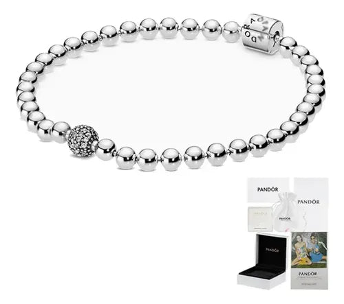 Pulsera De Cuentas Pandora Cuentassencillas Con Densas