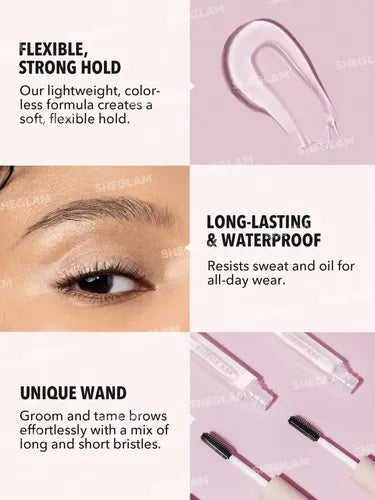 Gel Cejas Sheglam - Set Me Up - Fijador Color Transparente Transparente | Grado B