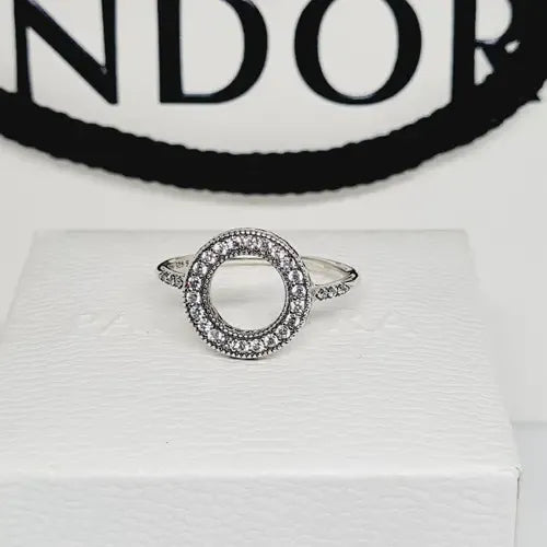 Anillo Apilable Bicolor con Circonita Color Dorado y Plateado