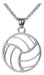 Collar Balón de Voleibol Acero Inoxidable Moda Deporte Unsex Plateado | Grado B