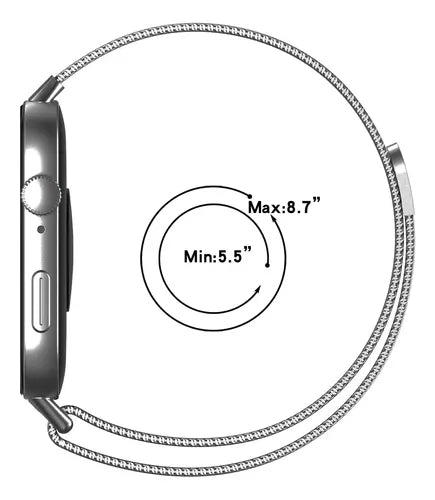 Correa de Acero Inoxidable para Huawei Watch Fit 3 y 4 con Mica 3D | Grado B