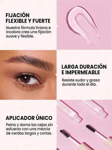 Gel Cejas Sheglam - Set Me Up - Fijador Color Transparente Transparente | Grado B
