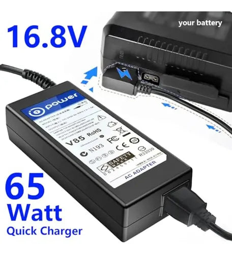 Cargador de Batería para Cámara BP-95W V-loc | Grado B