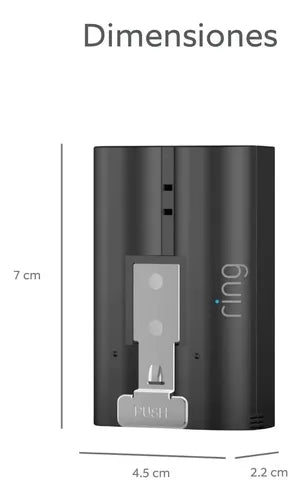 BATERÍ­A RECARGABLE FACILMENTE DESMONTABLE RING GRADO B