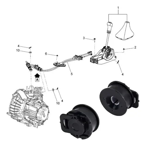 Buje Selector Spark 2014-2017 Agencia 2 Pz Garantia 11933 | Grado B