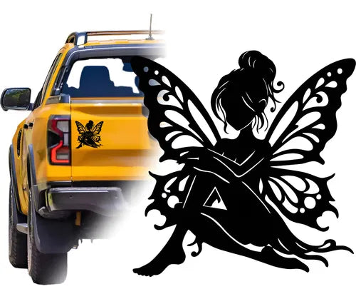 Calcomanía Hada Tink para Moto Auto Sticker 7X10CM | Grado B