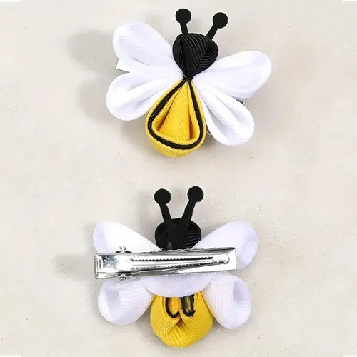 2 Accesorios para el Cabello con Diseño de Abeja | Grado B