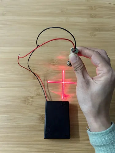 5 Módulos Láser Rojo de 5 mW 650 nm con Proyección de Cruz 6 mm | Grado B