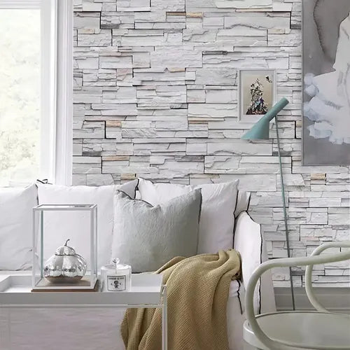 PAPEL TAPIZ 3D AUTOADHESIVO DECORATIVO DE 10 MX45 CM GRADO B