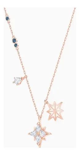 Collar con Colgante de Estrella y Cristal | Grado B