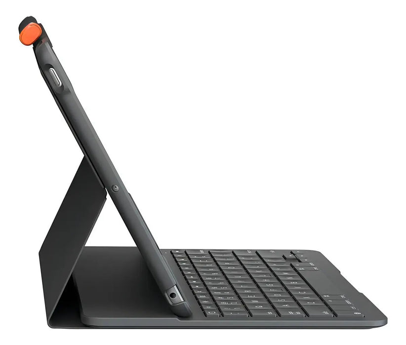 FUNDA CON TECLADO SLIM FOLIO PARA IPAD BLUETOOTH LOGITECH GRADO B