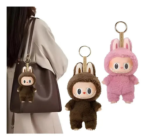Llavero de Peluche Labubu,colgante para Bolso,bonito Llavero | Grado B