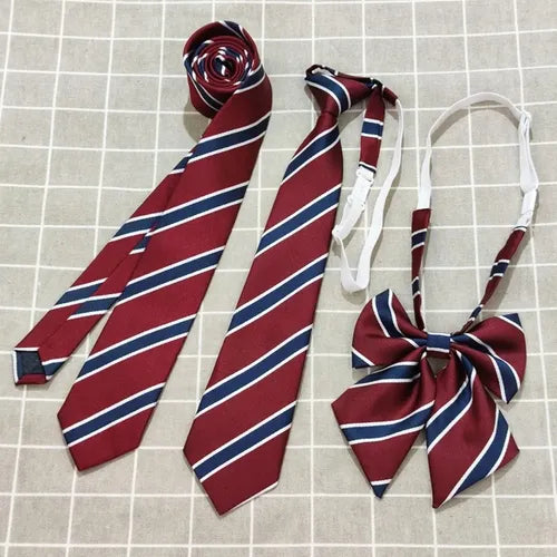 Juego de Corbata con Nudo Estilo Británico para Niños y Niñas | Grado B