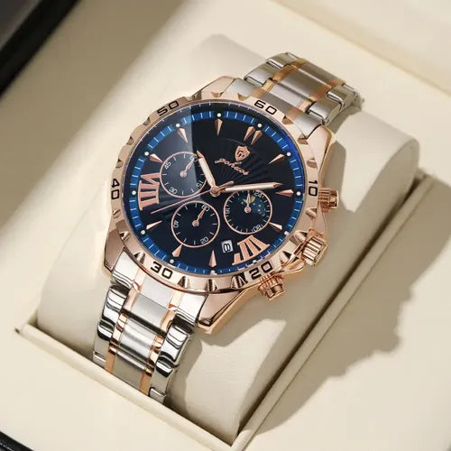 Reloj Gohuos 8826 Luminoso de Cuarzo Multifunción Resistente al Agua | Grado B