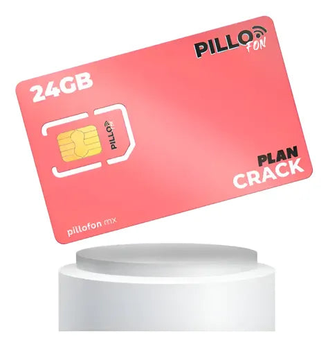 pillofon sim recargable chido 5gb   redes 30 da­as chip 1