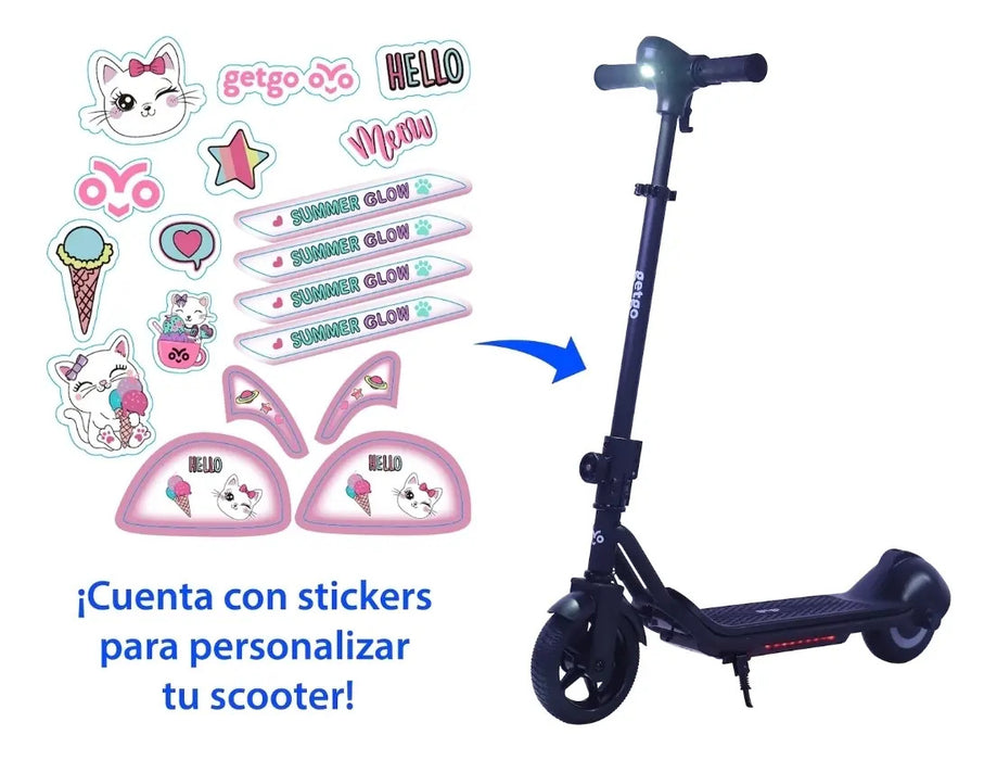 GETGO KIDSCOOTER PARA NIÑOS NEGRO GRADO B