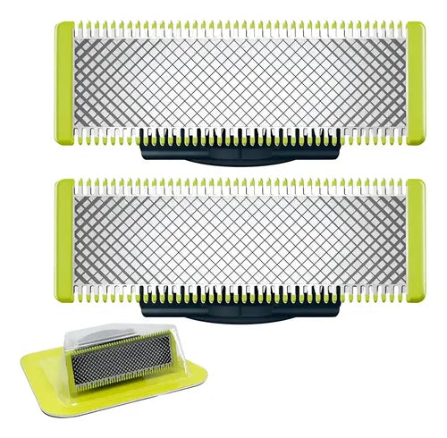 2piezas Repuesto Cuchilla para One Blade QP2724/26X/210X Verde | Grado B