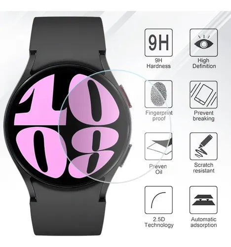 3 Micas De Cristal Templado Premium Para Galaxy Watch ...