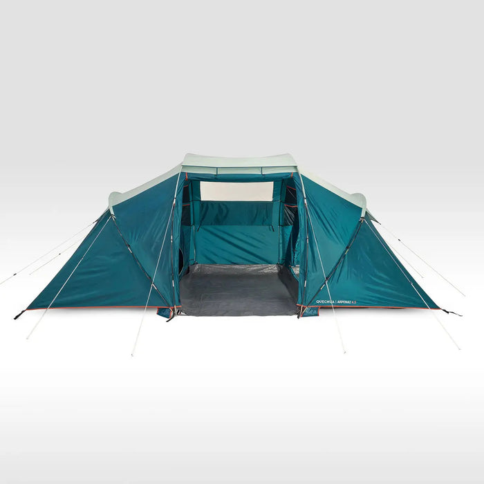 CASA DE CAMPAÑA QUECHUA PARA 4 PERSONAS ARPENAZ VERDE AZUL PETROLEO GRADO B