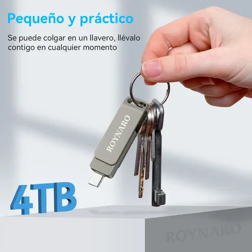 Memoria USB 2 en 1 con Conector Tipo C y USB 3.0 | Grado B