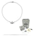 Collar Saturno de Perlas Blancas | Grado B