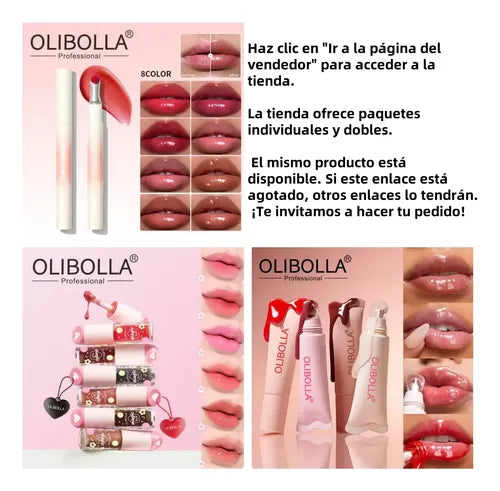 Lápiz Labial Intenso Volumen Hidratante Transparente 2pz