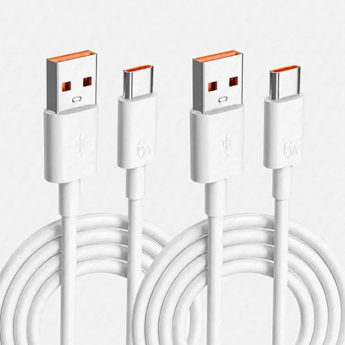 Cable USB a Tipo C 6A de Súper Carga Rápida para Huawei y Honor | Grado B