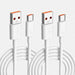 Cable USB a Tipo C 6A de Súper Carga Rápida para Huawei y Honor | Grado B