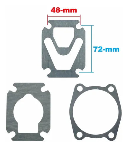 Kit de Juntas y Empaques de 72 x 48 mm para Compresor | Grado B