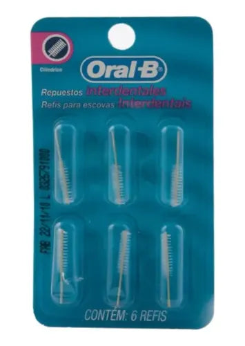 Repuestos Interdentales Ortodoncia, Cilíndrico 6PZ Oral-b | Grado B