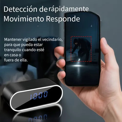 Cámara Espía Ular para Interiores 4K con Grabación de Audio y Video Color Negro | Grado B