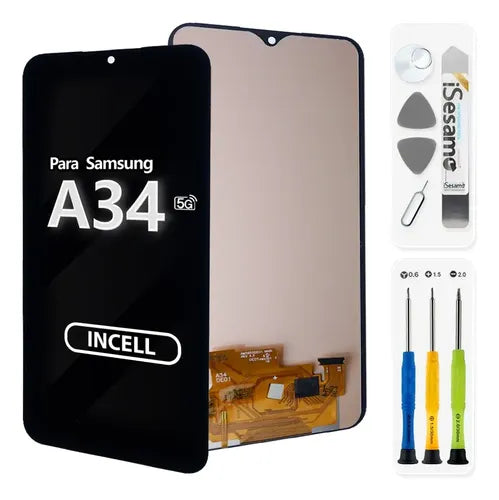 Pantalla Incell Ladyson para Samsung A34 5G A346 y A346B Color Negro | Grado B