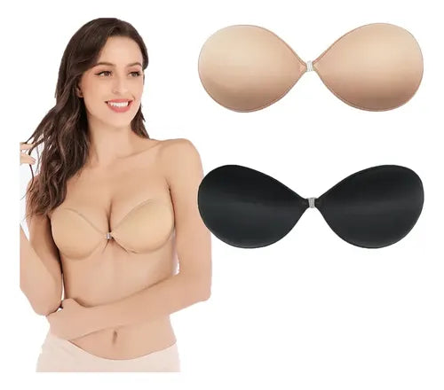 BRA BRASIER STRAPLESS PUSH UPS INVISIBLE FULL 3