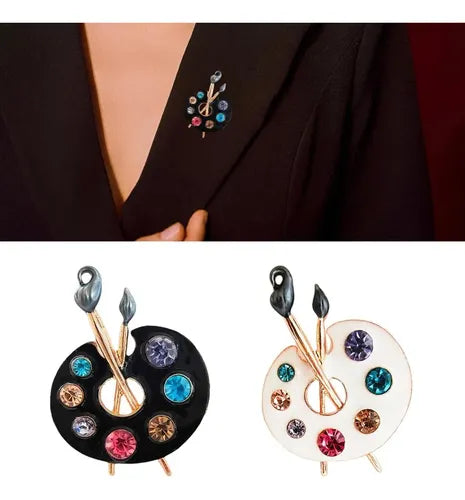 Broches Esmaltados Unisex con Formas Únicas | Grado B
