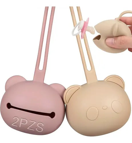 Estuche para Guardar Chupete para Bebés Portachupetes 2PZ | Grado B